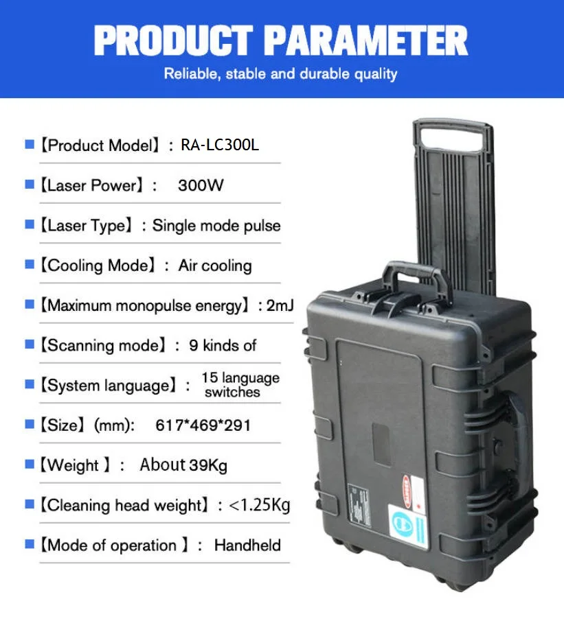 

Импульсный лазерный очиститель JPT 500 Вт, 5 МВт, высокоточный промышленный лазерный очиститель для удаления масляной краски с металла, дерева, камня, ржавчины
