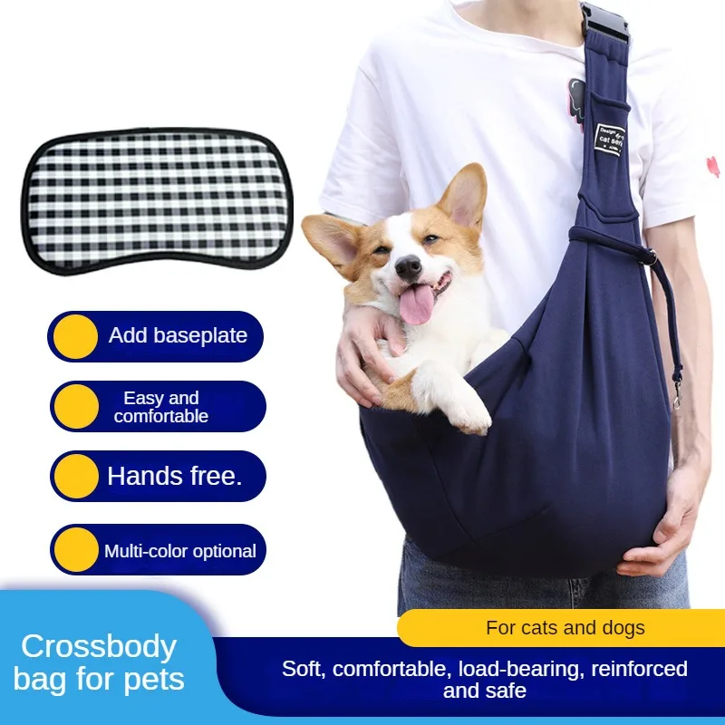 

Pet Travel Shoulder Bag, Large Capacity, Anti-Break, Portable, Hands-Free, Large Capacity, Small Dog, All-Purpose, Cat