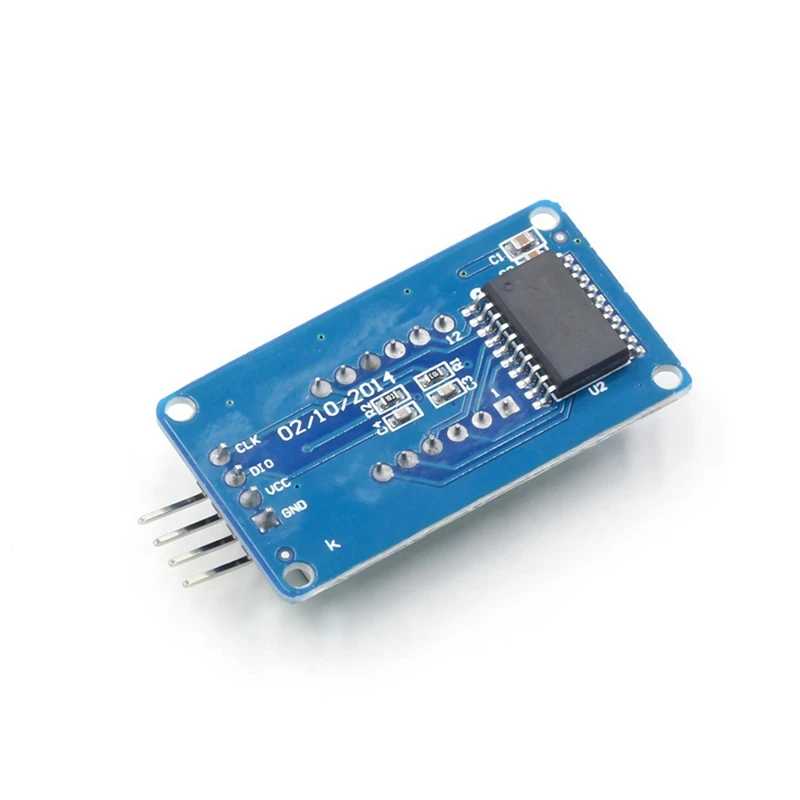 Tm1637 Led Module 4 Seriële Driver Board Voor Arduino, 0.36 Inch 7-Segment Rode Anode Klokbuis