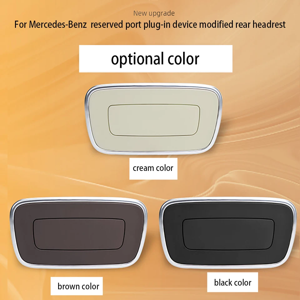 Car Headrest Monitor Plug and Play Holder Dedicated Jack Improved Solution For Mercedes-Benz Rear Seat Entertainment System