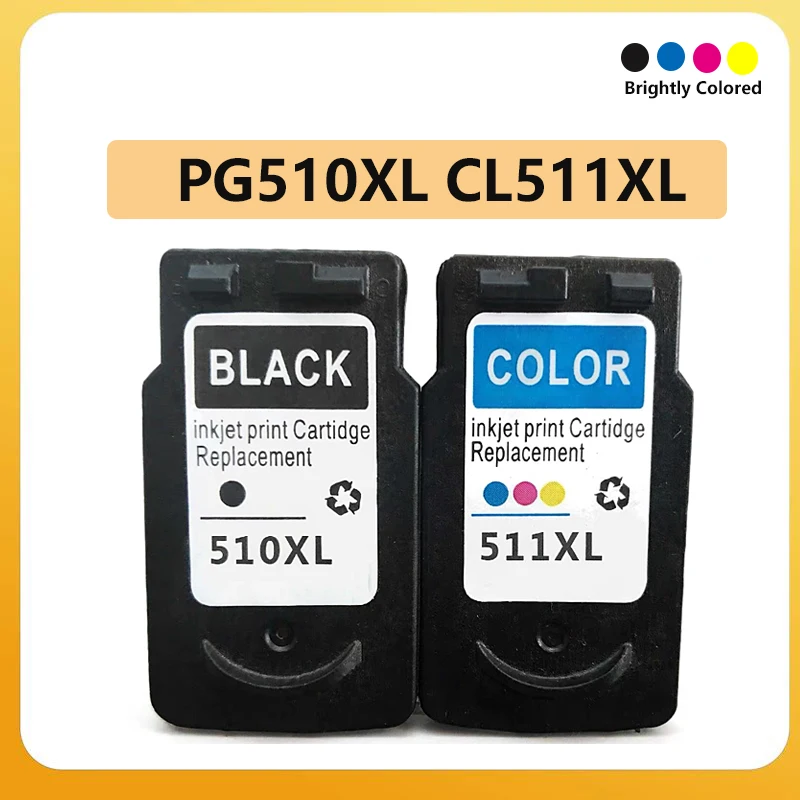 PG510 CL511 PG 510XL CL 511XL PG-510 Ink Cartridge Compatible For Canon PIXMA IP2700 MP230 MP240 MP250 MP260 MP270 MP280 Printer