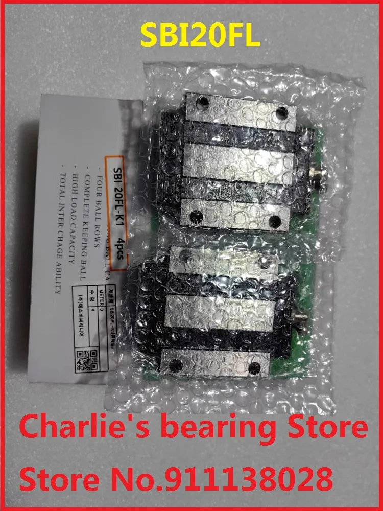 10pcs 100% brand new original genuine Korea SBC linear guide slider SBI20FL-C-K1 bearing carriage