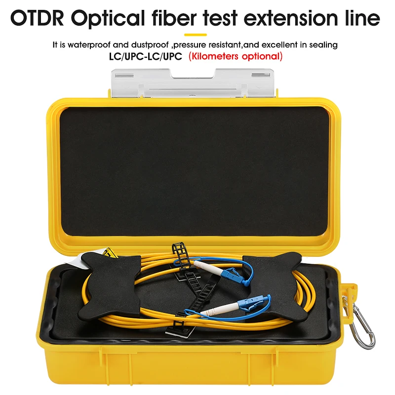 

LC/UPC-LC/UPC OTDR Dead Zone Eliminator Fiber Rings Fiber Optic OTDR Launch Cable Box 500m 1Km 2Km SM 1310/1550nm