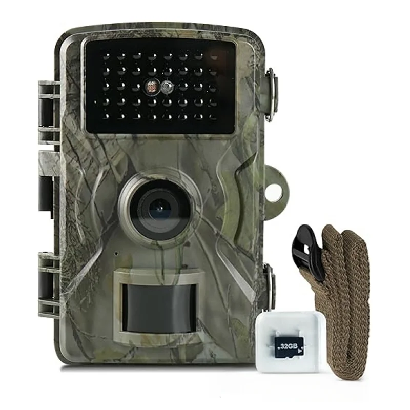 

Камера для охотничьих троп 1080P, активированная дикой природой, время триггера, инфракрасное ночное видение, IP66, водонепроницаемая, для охоты, на открытом воздухе, дикая природа