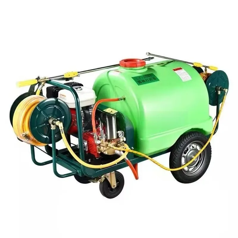 Agricultural Sprayer Four Wheel High Pressure Trolley Power Sprayer