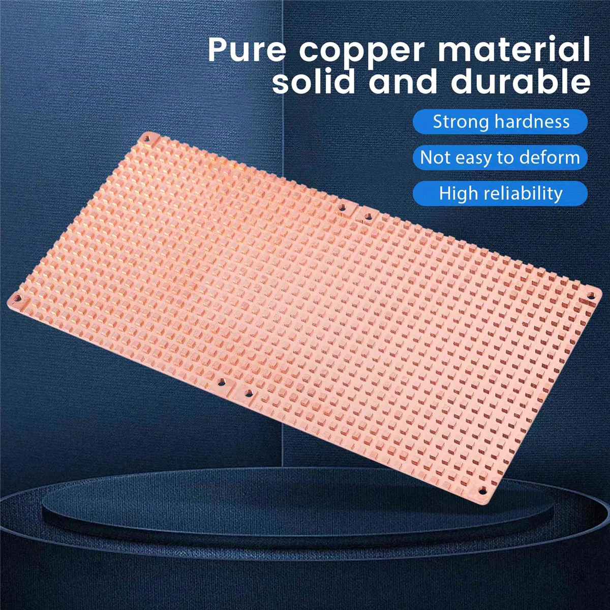 

RTX 3060 3080 3090 Backplane Pure Copper Heat Sink Graphics Card Memory Auxiliary Radiator 90X180MM(2mm) jasmine