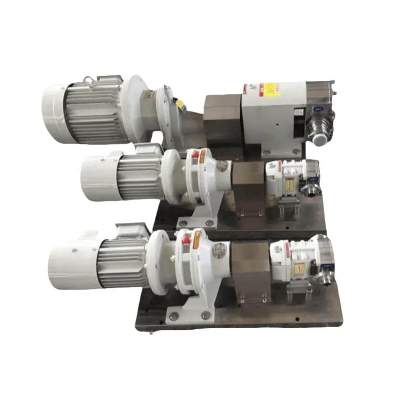 Stainless Steel Sanitary Lobe Rotor Rotary Gear Pump For Liquid Food Grade Drinking Water Treatment