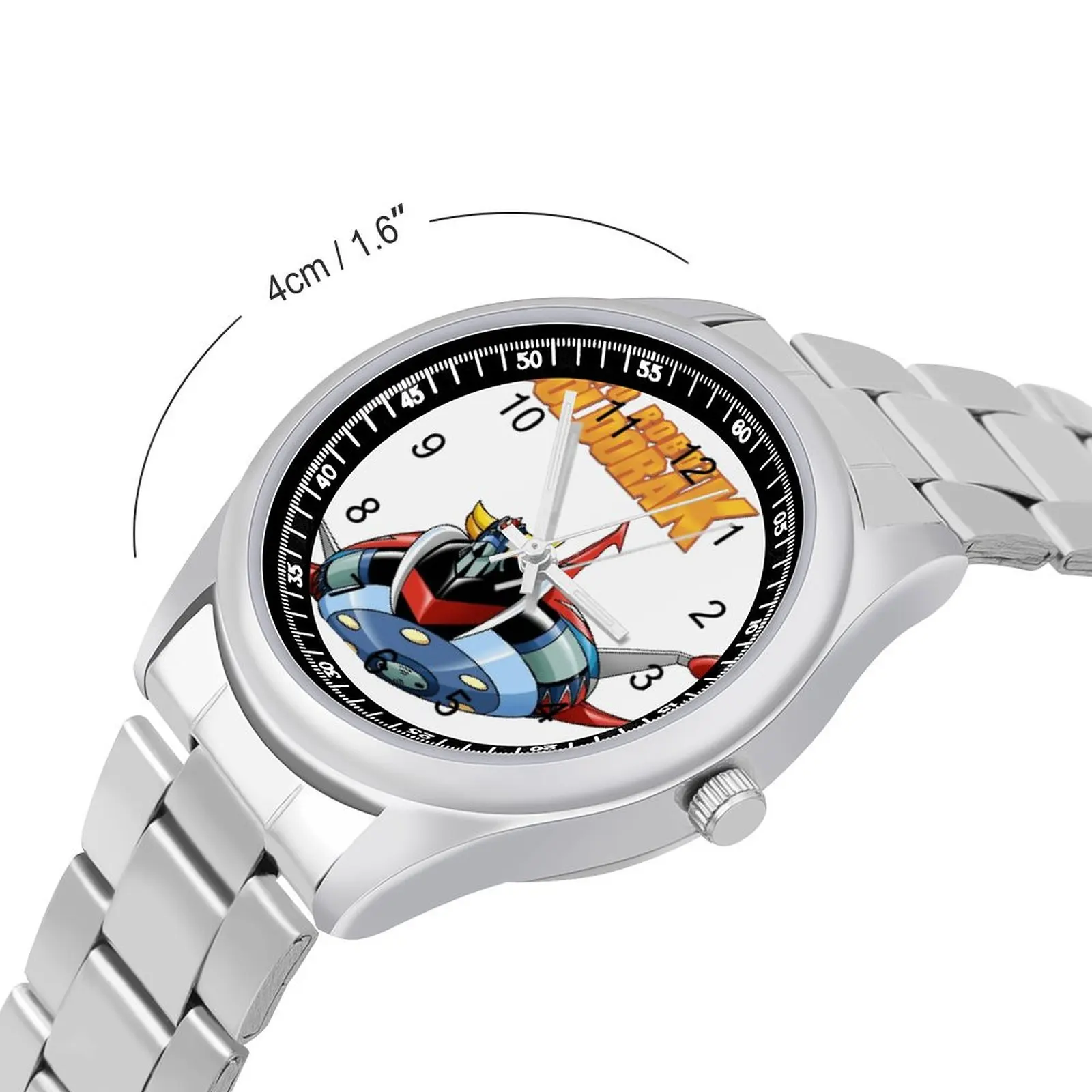 Goldorak UFO Robot Quartz Watch Grendizer Cartoon Neat Teens Wrist Watches Photo Steel Home Cheap Wristwatch