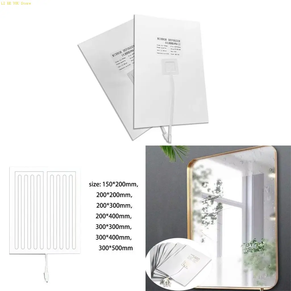 

W3JE Bathroom Glasses Film Mists Resistant Film Innovative Glass Film 220V for Glass