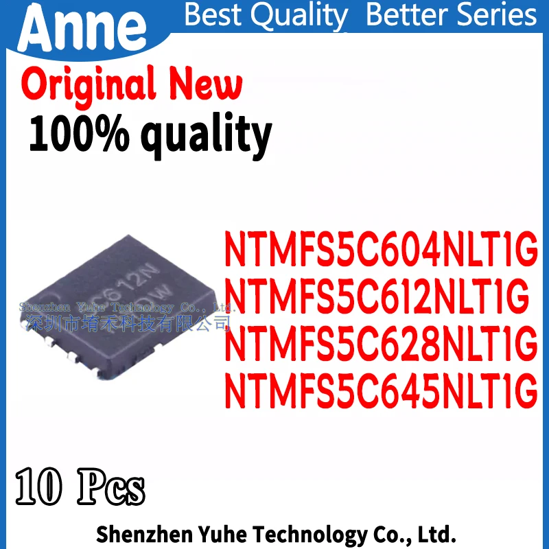 (10piece) 100% New 5C604L 5C612L 5C628L 5C645L NTMFS5C604NLT1G NTMFS5C612NLT1G NTMFS5C628NLT1G NTMFS5C645NLT1G QFN-8 Chipset