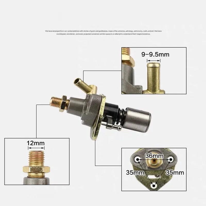 Diesel engine 170F 173F 178F 186F 186FA 186FE 188F 192F Fuel Injector Injection Pump assembly