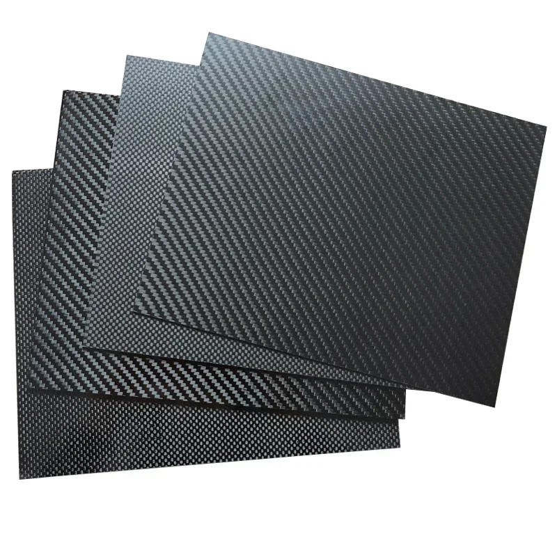 400x600mm Full 3K Carbon Fiber Plate Sheet High Strength Carbon Board Panel Thickness 1.0mm 1.5mm 2mm 2.5mm 3mm 4mm 5mm