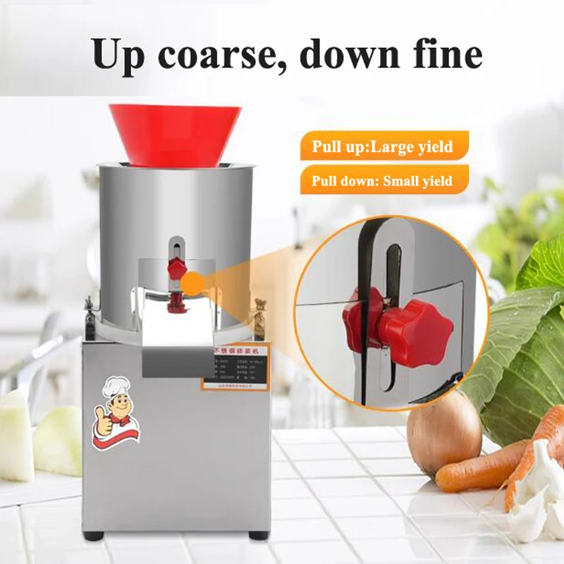 Easy Operation Vegetable Chopper Machine Large Output Food Cutting Machine 220V Electric Meat Vegetable Cutter Machine