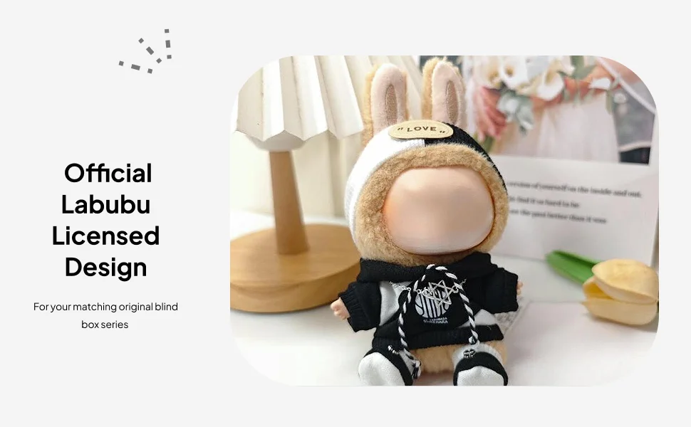 Doll Hoodie Set for Kids Creative Play with Footwear for 6.69'' Doll