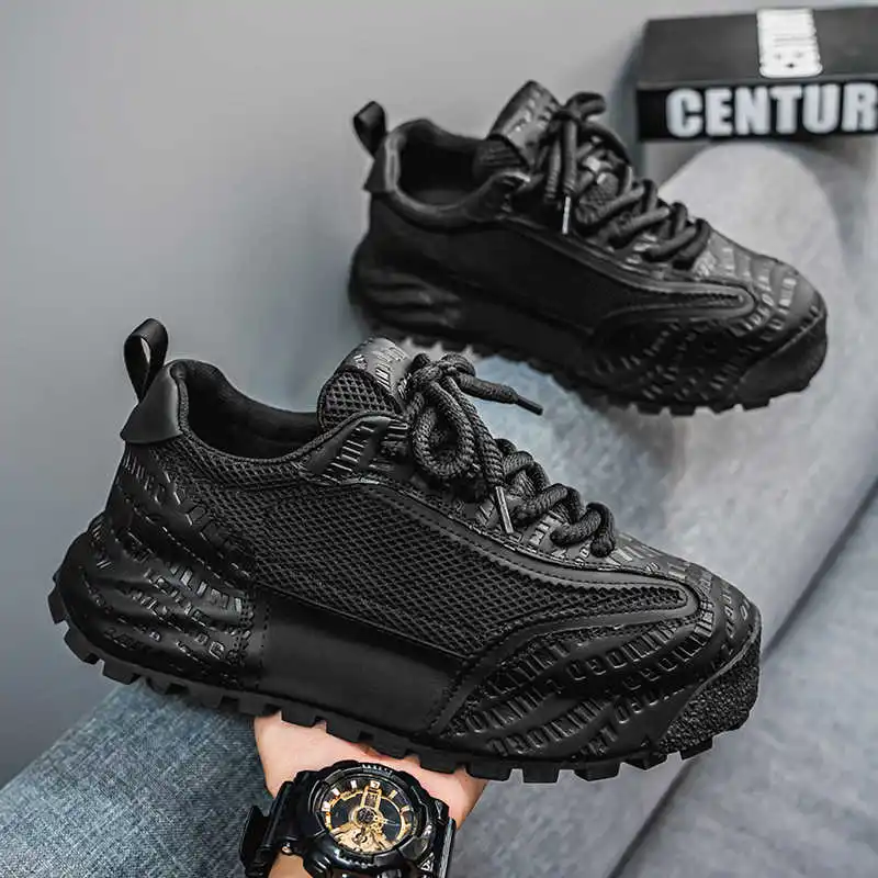 

Дорожные белые мокасины на платформе, мужские тканые кроссовки, красные, черные мужские туфли, размер 50, спортивная модная перепродажа, курортная специальная широкая обувь