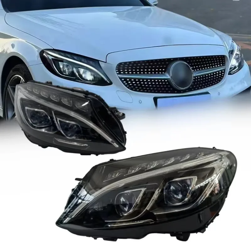 

Suitable for OEM A2059067902 A2059068002 LED Headlights Assembly for C-Class W205 2014 2015 2016 2017 2018 Car Ligh