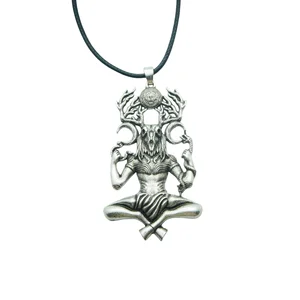 Vintage Celtic Horn God Cernnnos Halskette, Charmezubehör, Geschenkschmuck für Frauen und Männer 12 Hauptverkäufe Buzios für Halsketten - №12