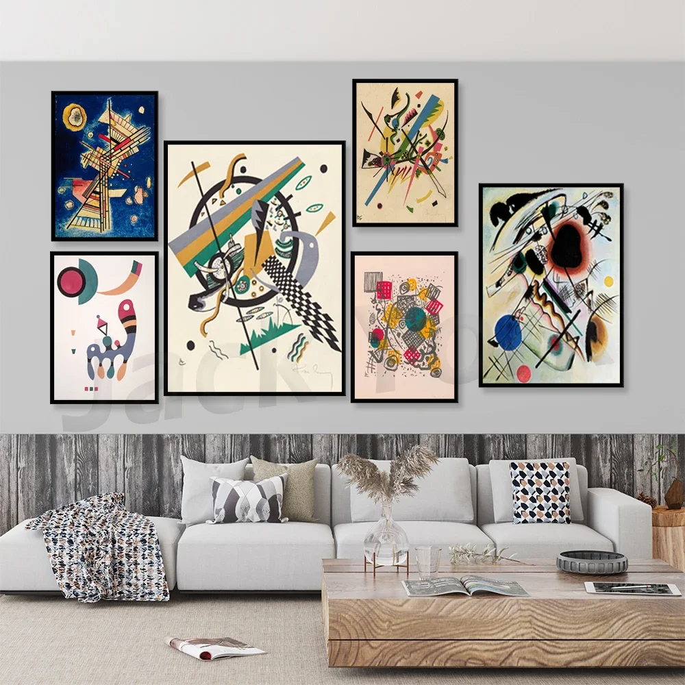 Vasili Kandinsky Print,Mid Century Modern Art , Abstract Painting Print, Kandinsky Poster ,Vasili Kandinsky Painting Print