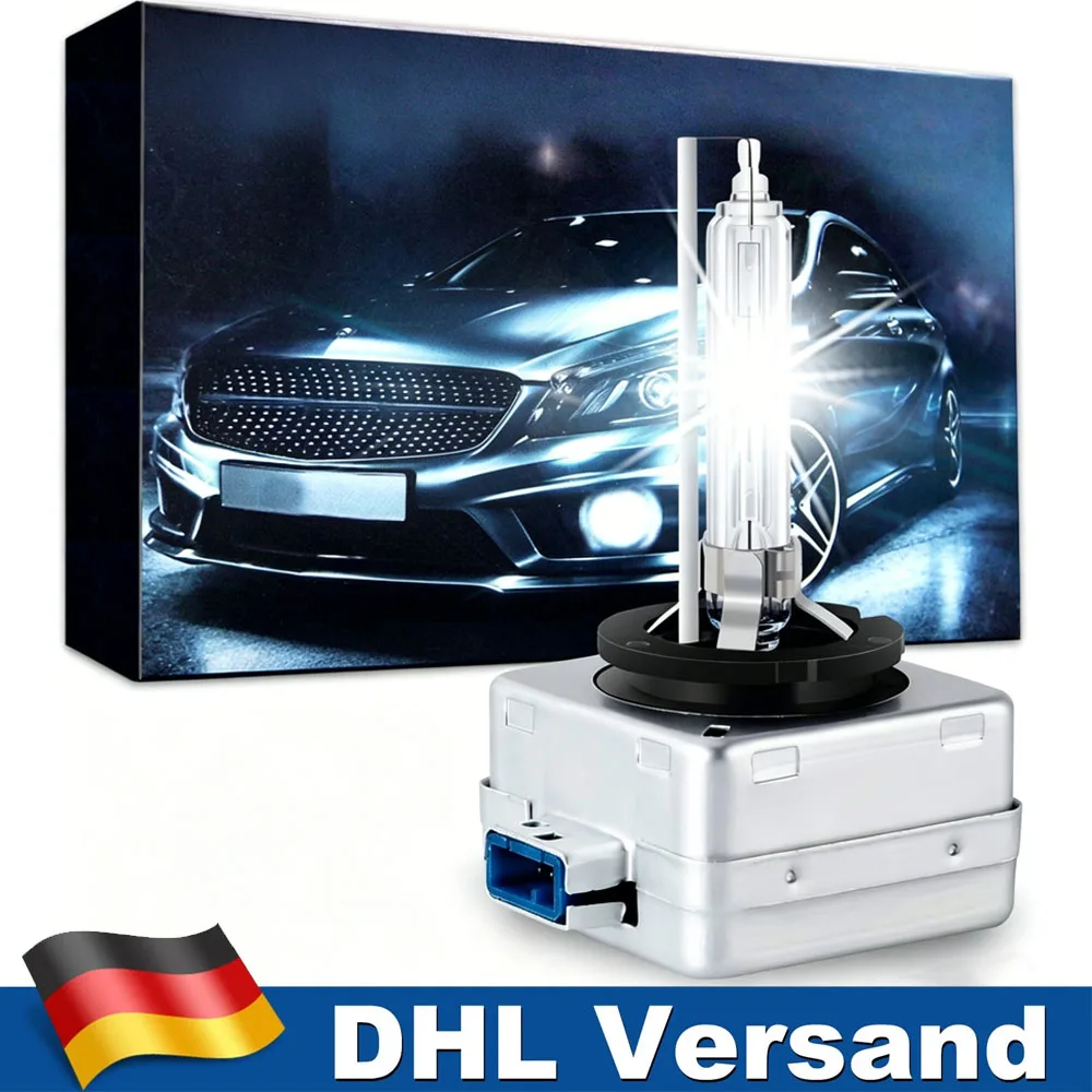 1 Stück Neue Qualitäts-D8S-Auto-Xenon-Scheinwerferbirne 6000K 35W HID Wasserdichte Scheinwerferlampen Diamantweiß Metallstiftbasis 12V Auto-Scheinwerferbirne für Mercedes-Benz Audi Citroen Volkswagen