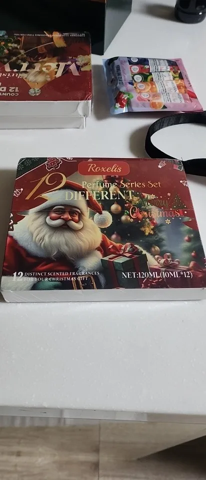 Christmas Colorful Countdown Perfume Gift Set - 12 Unique Fragrances, Heartwarming Christmas Surprises photo review