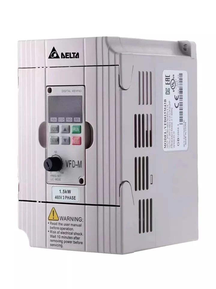 Новая оригинальная серия VFD-M l VFD004M21A VFD015M21A 220 В/380 В 0,4 кВт/0,75 кВт/1,5 кВт/2 кВт/37,7 кВт/5,5 кwinverter