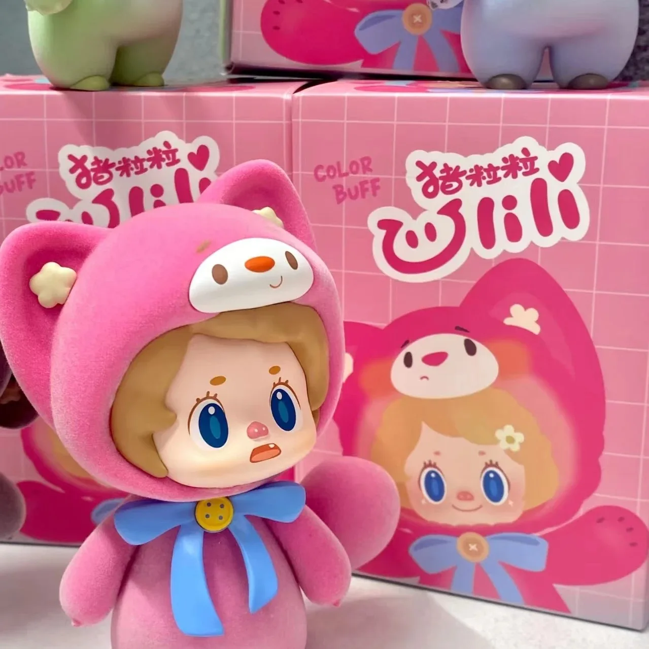 

Genuine Piggy Series Blind Box Toys Mini Cute Collectible Figurine Desk Car Decorations Office Desktop Decoration Gifts