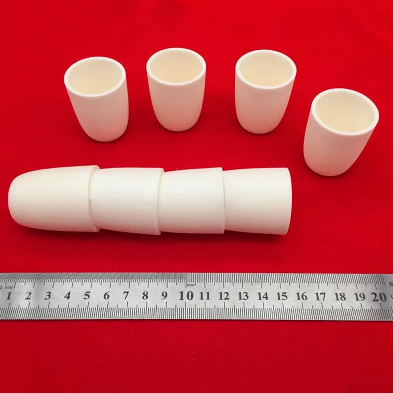 3ml 4ml 10ml 15ml 20ml Alumina Crucible 99% Pure Al2O3 Arc-shaped Alumina Ceramic Crucible Scientific Analysis Smelting Crucible