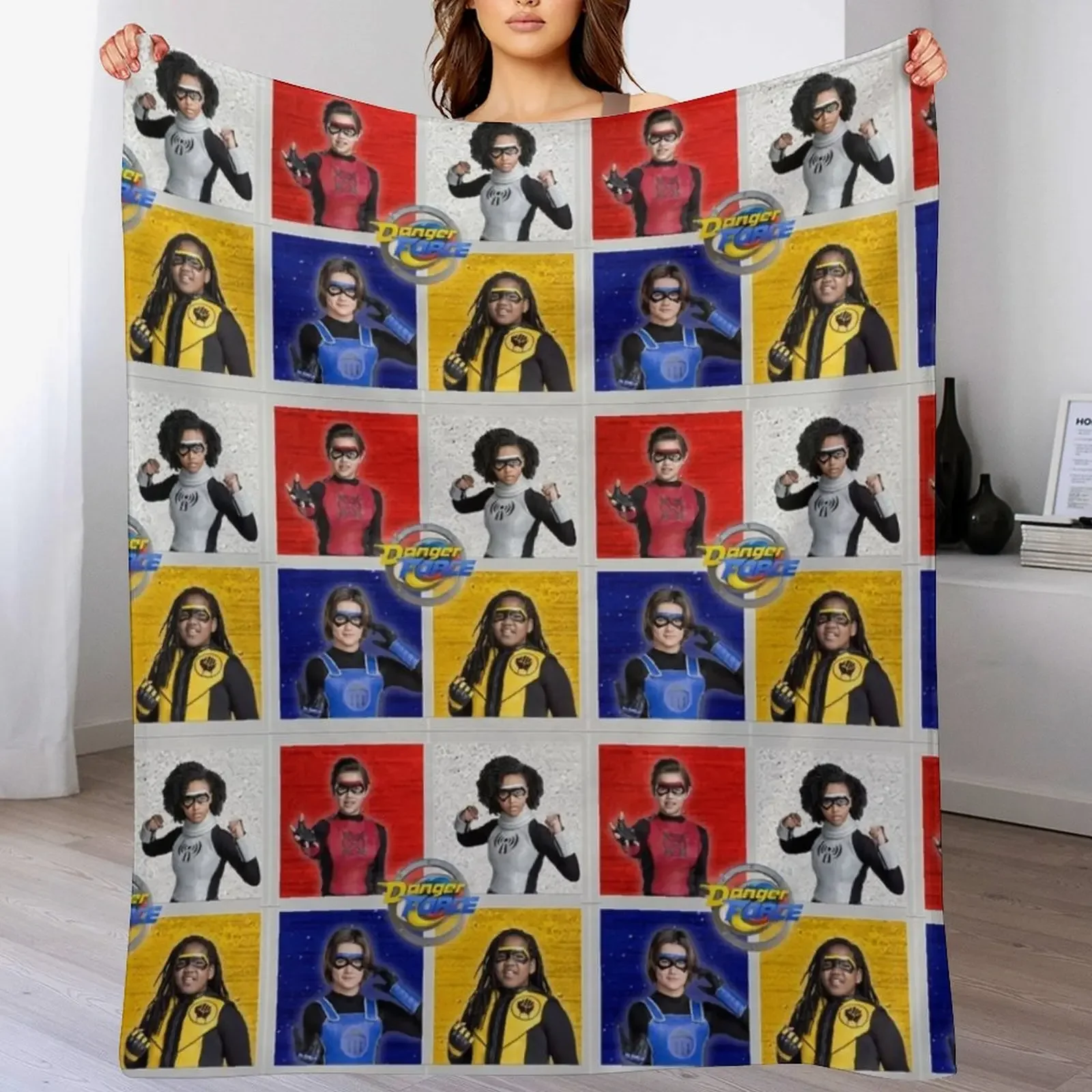 

Danger Force Squad Throw Blanket Luxury St cosplay anime Baby Blankets