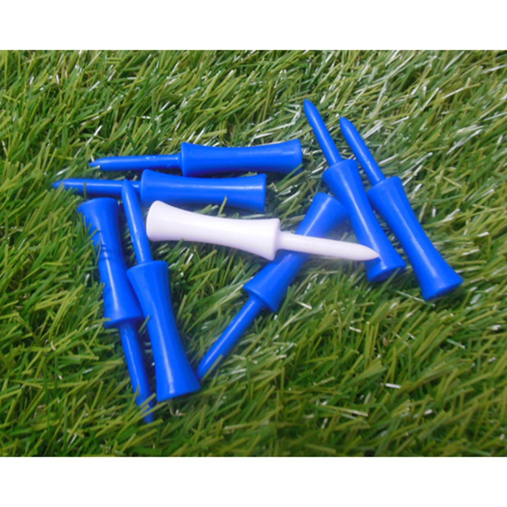 

100pcs Golf Tees Extra Wide Base Castle 70mm Rubber Driving Range Mat Accessories Lightweight Practice Game Stable Indoor