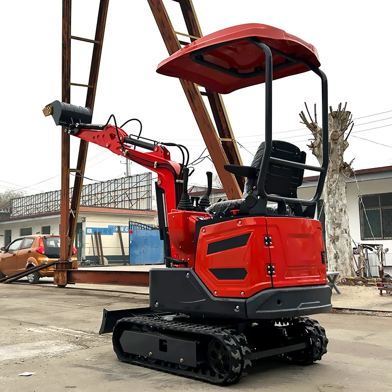 Excavadora pequeña de 1 tonelada, 1,5 toneladas, 2 toneladas, miniexcavadora con EPA, venta directa de fábrica de china, Nueva