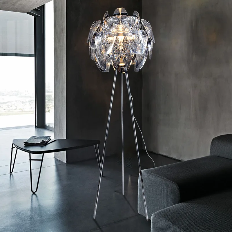 

Nordic Luxury Designer Floor Lamp with Remote Control Dimmable Light Living Room Bedside Hotel Studio Ambient Lighting Fixtures