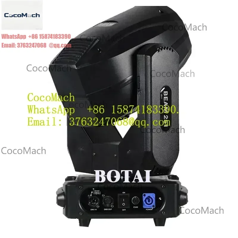 295W 14R IP65 Waterproof Moving Head Ultra-Bright LED Beam Light with Silent Motor DMX RDM Protocol for Outdoor Event