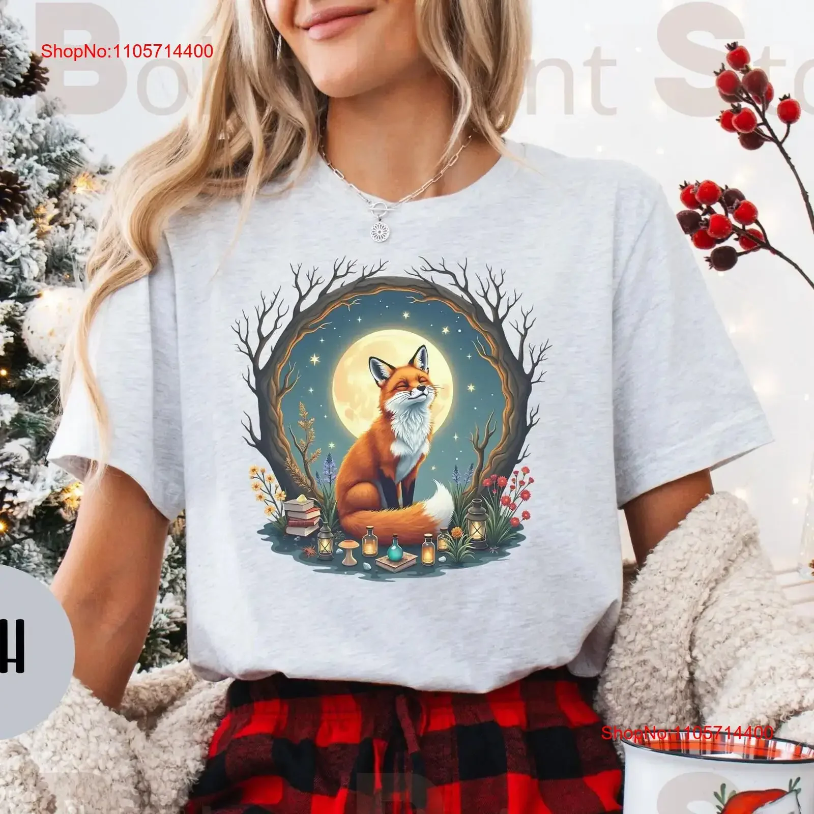 Whimsical Fox Witchy Wiccan T Shirt Forest Green Witch Pagan Fairycore Animal Cottagecore Goblincore Aesthetic vintage Washed