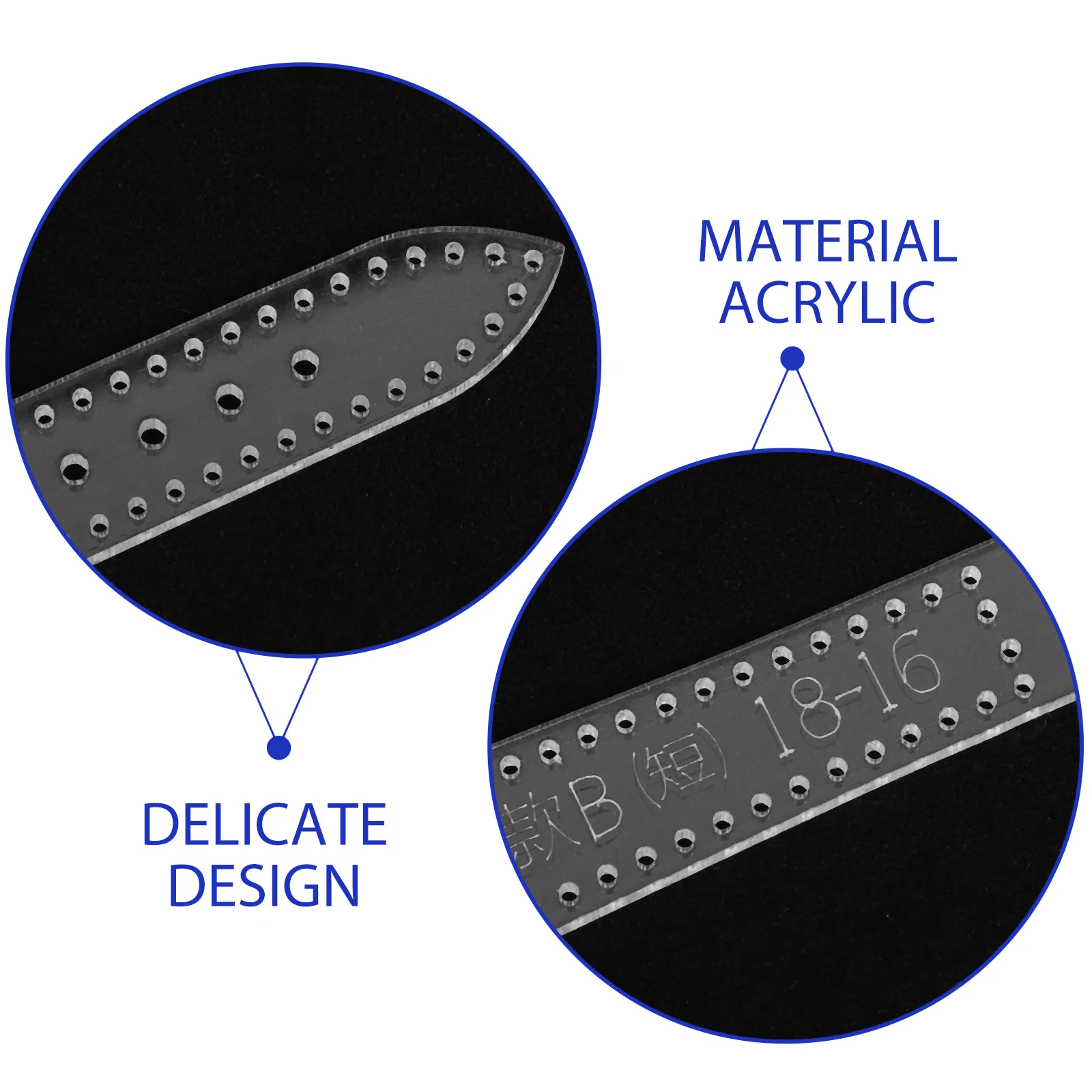 

8 Pcs Bands Watch Strap Template Diy Craft Watchband Stencil Stencils Crafts Reusable