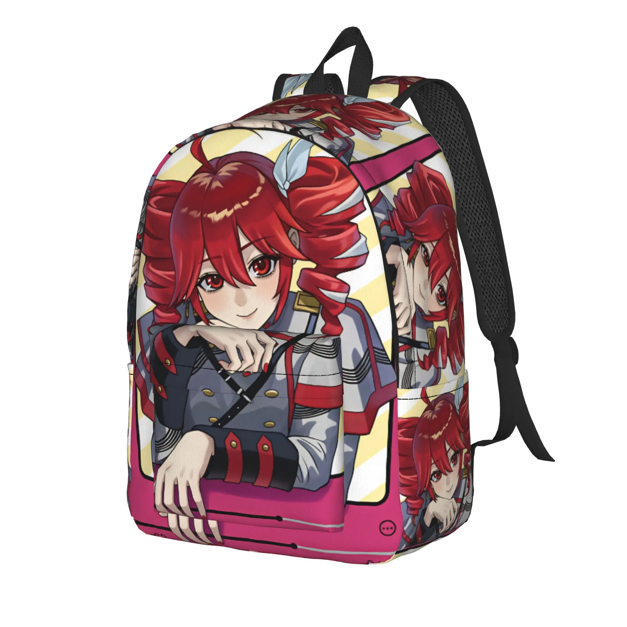 Kasane Teto Character Backpack  University Backpacks Student Unisex High Quality Breathable High School Bags Streetwear Rucksack