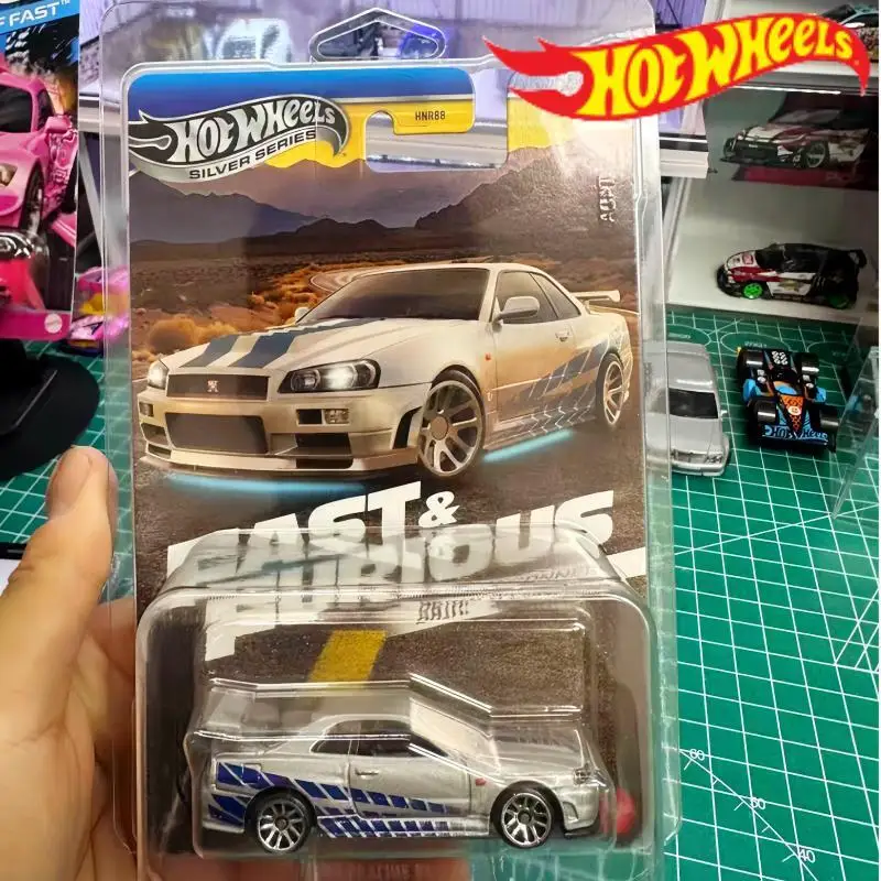 

Hot Wheels Fast & Furious Hnr88 Series Легкосплавная модель автомобиля 1/64 Toyota Subaru Mitsubishi Модель автомобиля Игрушка для мальчика Подарок на день рождения