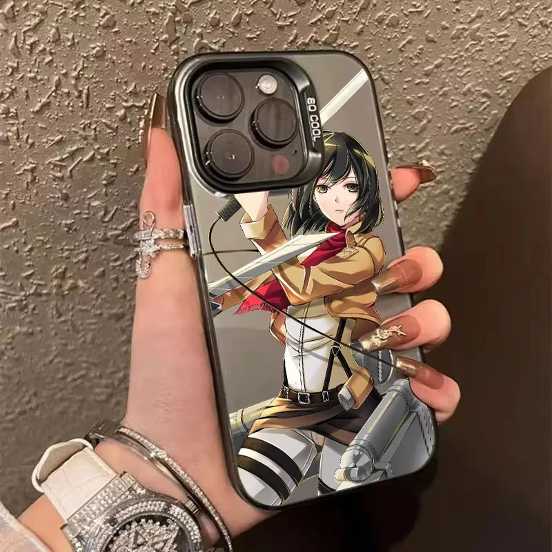 Ackerman anime coque caso de telefone para samsung galaxy s25 ultra s24 s23 s22 s21 plus s20 fe a55 a54 a35 a15 capa traseira à prova de choque