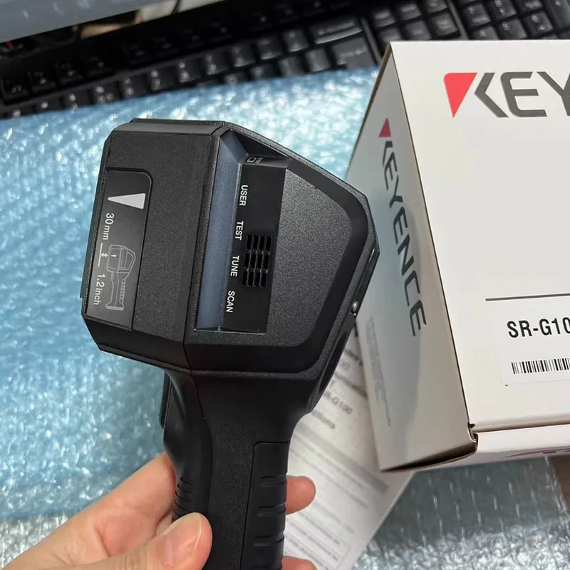 SR-G100 Новый оригинальный ручной сканер штрих-кодов KEYENCE; считыватель штрих-кодов, большие акции, добро пожаловать на консультацию.