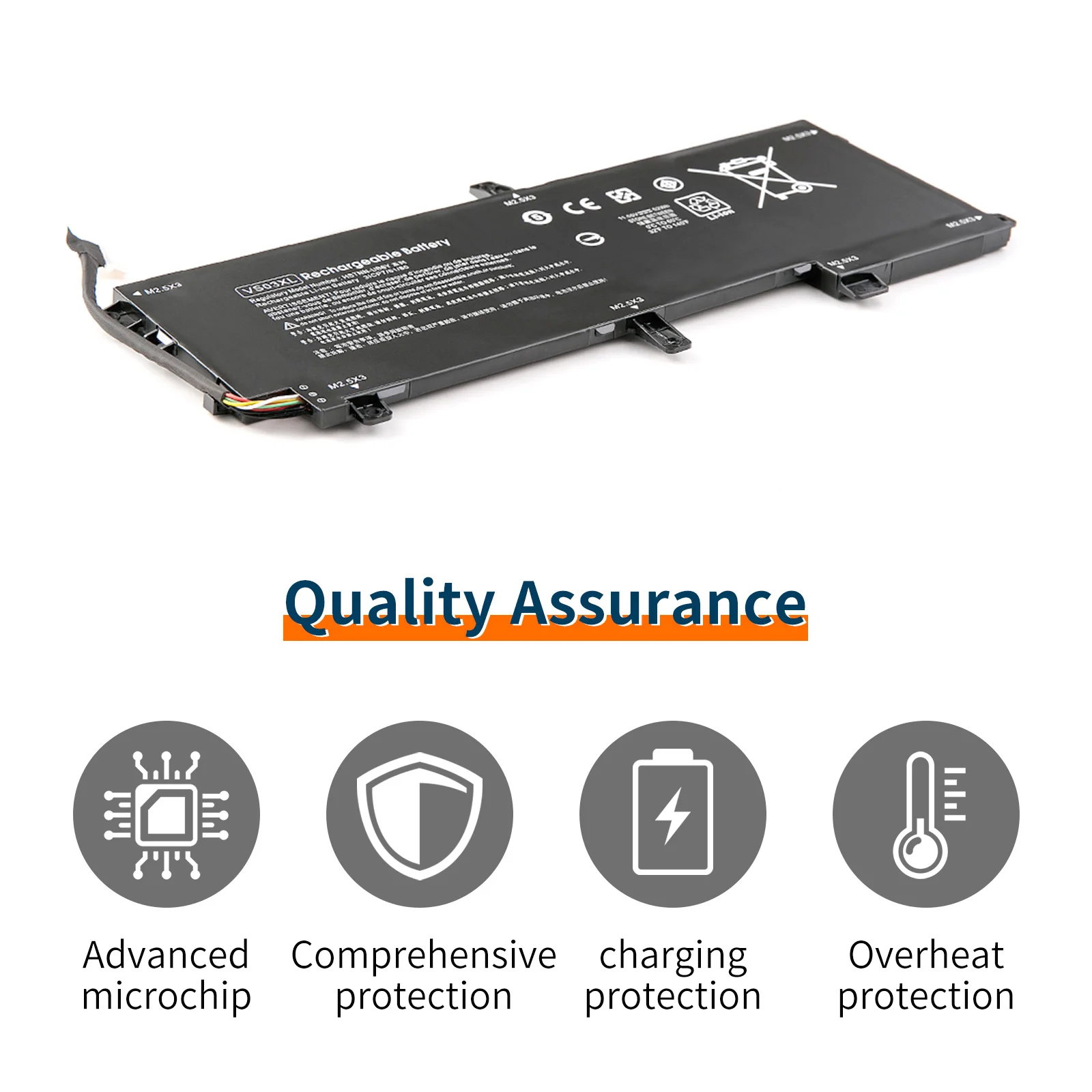 11.55V 52WH New  VS03XL Laptop Battery For HP Envy 15-AS 15-AS028TU 15-AS025TU Notebook HSTNN-UB6Y 849313-850 TPN-I125