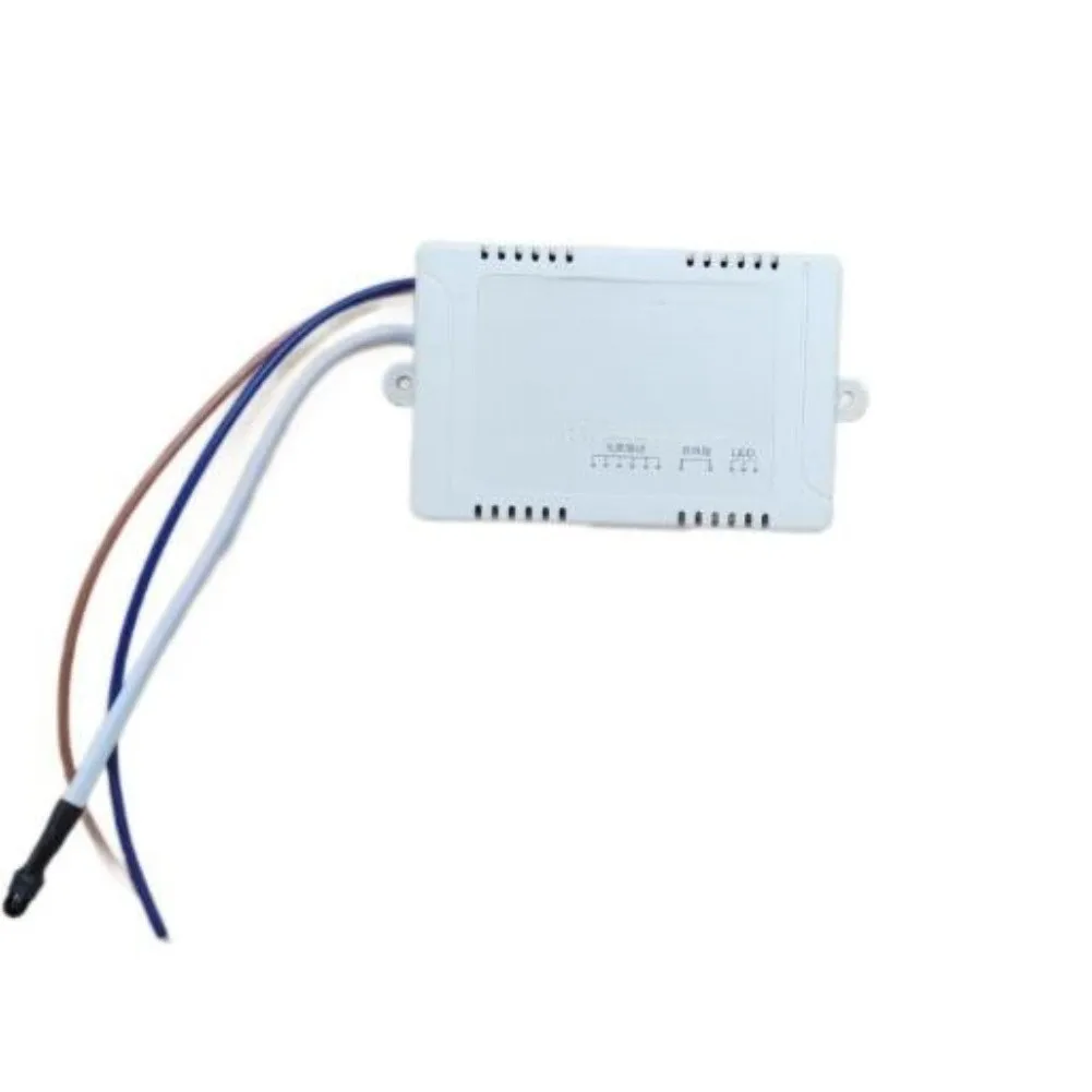 

Fan Light Remote Receiver for Indoor Ceiling Fans with Adjustable Output Voltage 90-200V and Dual Load Power Handling 50W x 2
