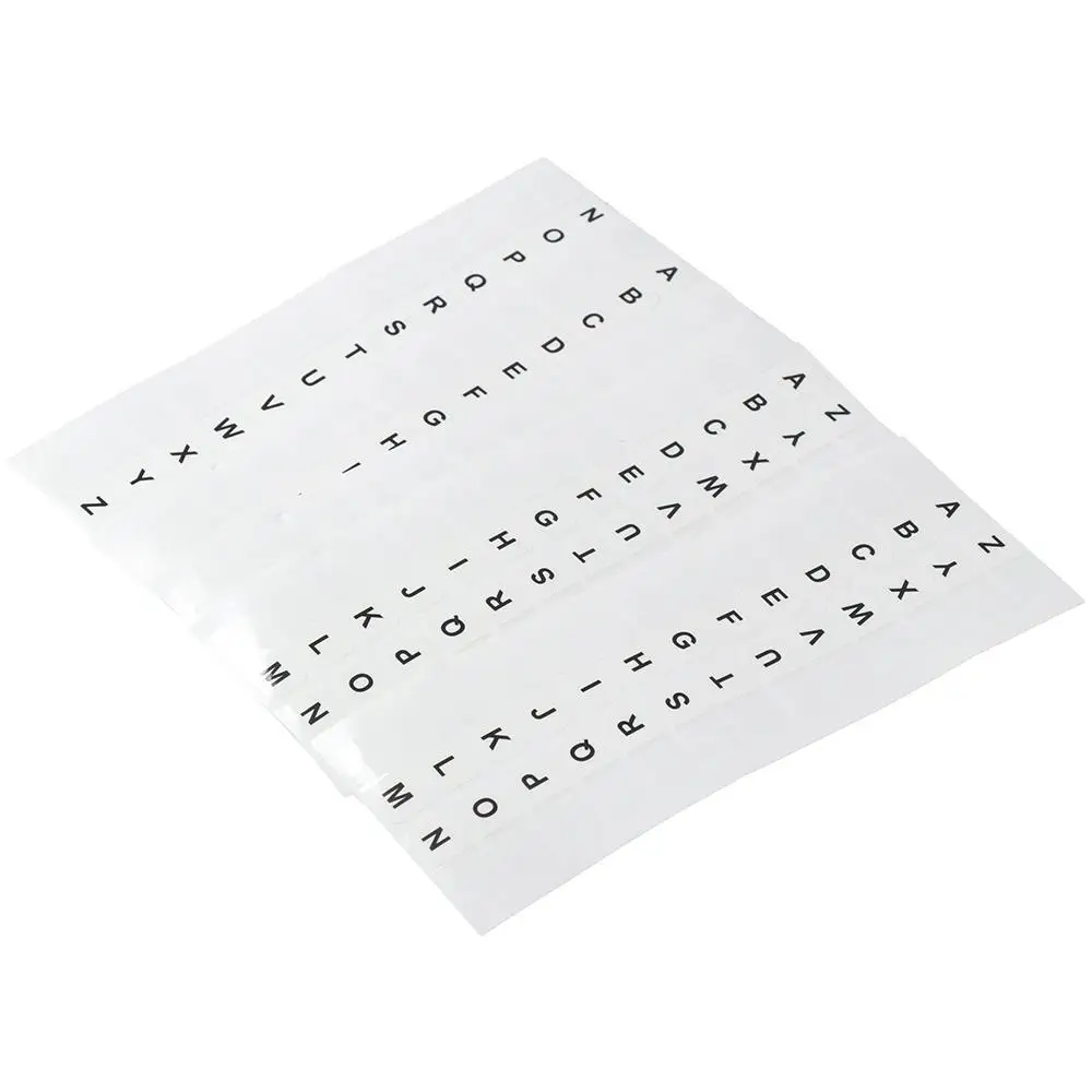 Small A-Z Sticky Tabs White Alphabet Book Tabs Self-Adhesive 208PCS Index Tabs Notebooks