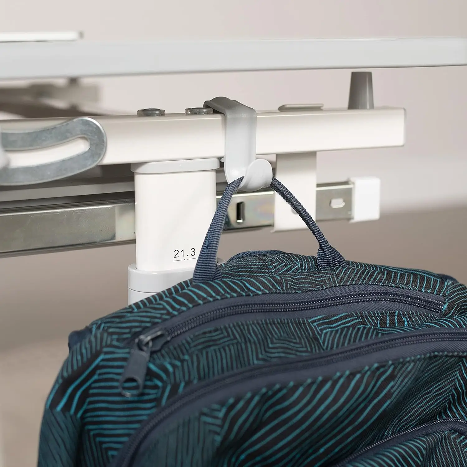 Gray Height Adjustable Childrens Desk and Chair Set | Kids Interactive Workstation