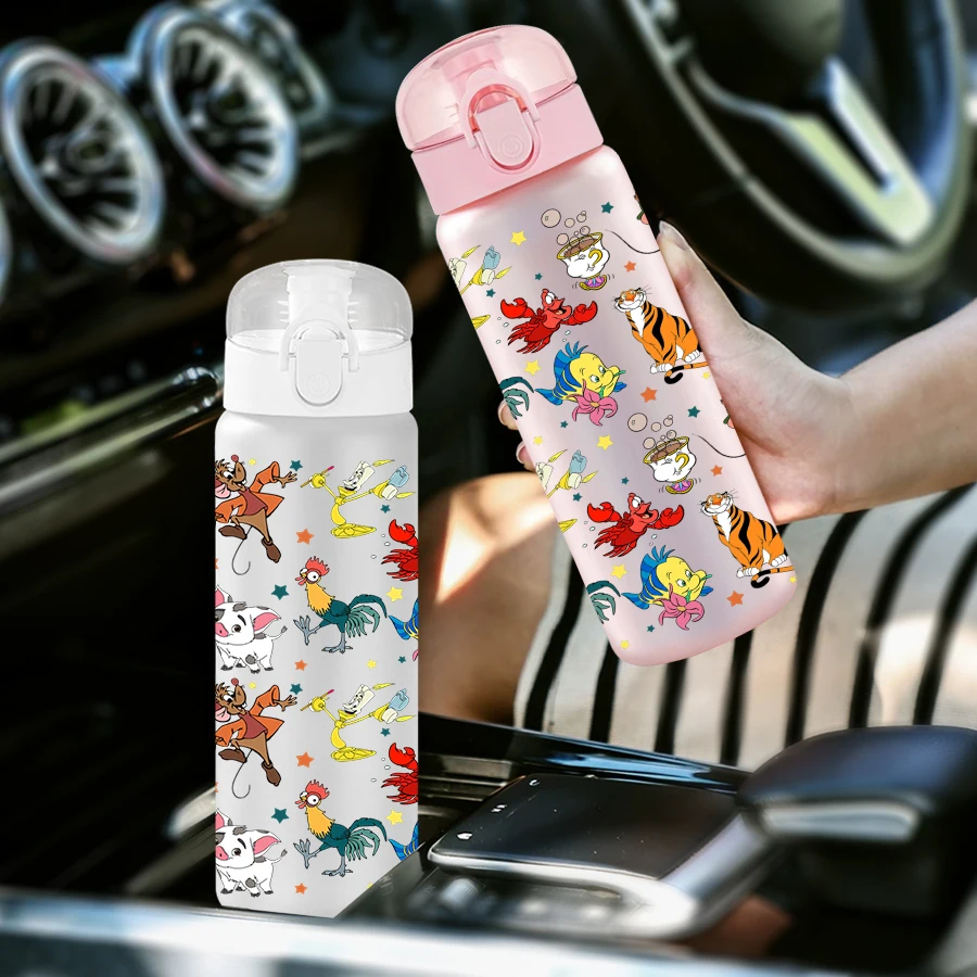 1Pc Disney Winnie The Pooh/Disney Character with Pattern 26oz Plastic Water Bottle Sports Cup As Birthday/back To School Gift