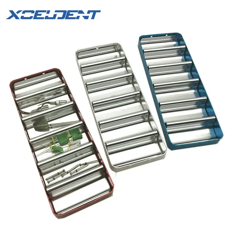 1pc Dental Bur Holder Block Sterilizer Case Disinfection Endo Box Rack Dentistry Instrument