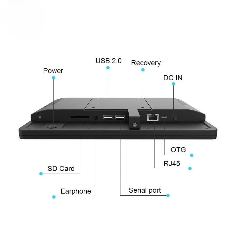 2022 Wall Mounting 10.1 Inch RK3566 Capacitive Touch IPS Screen Ethernet POE Android 11 Tablet PC