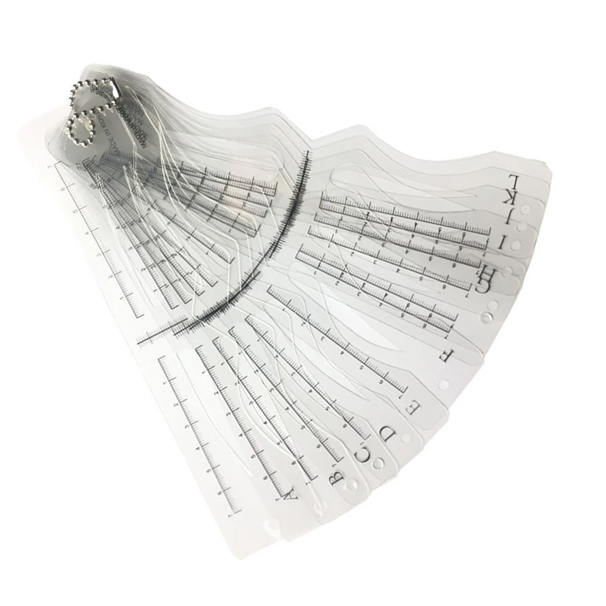 Plantillas para dar forma a las cejas, plantillas de aseo reutilizables transparentes para cejas naturales, Kit de herramientas de maquillaje DIY, plantillas para cejas, 12 Uds.