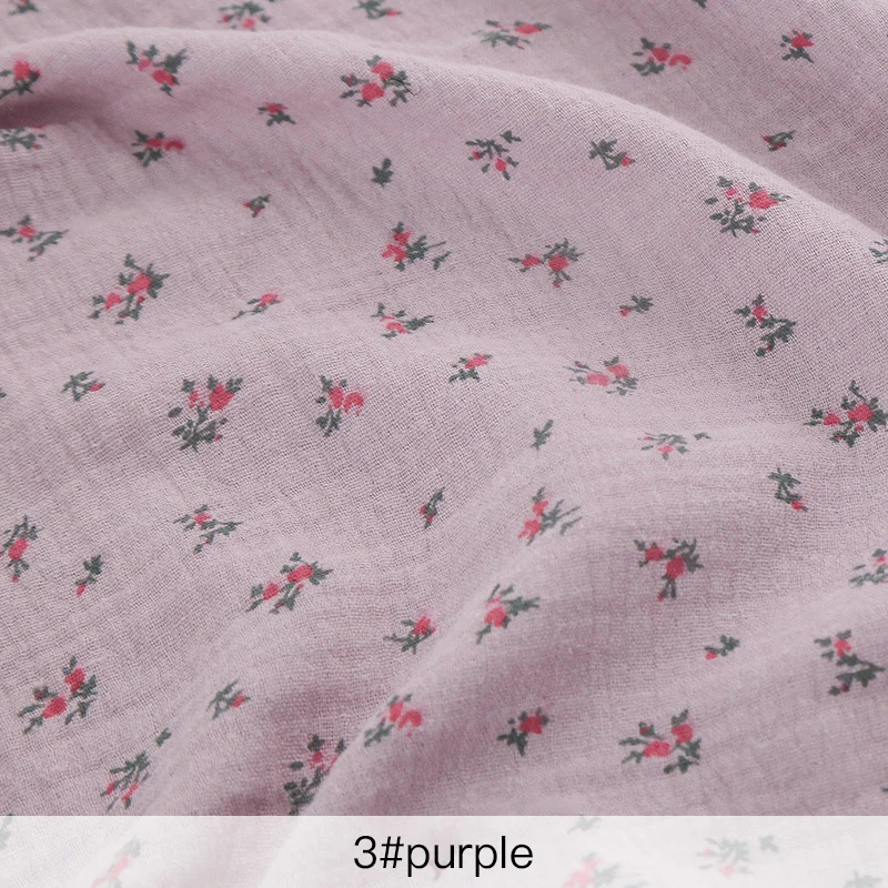 Soft Heart Print Cotton Sewing Fabric for DIY Projects