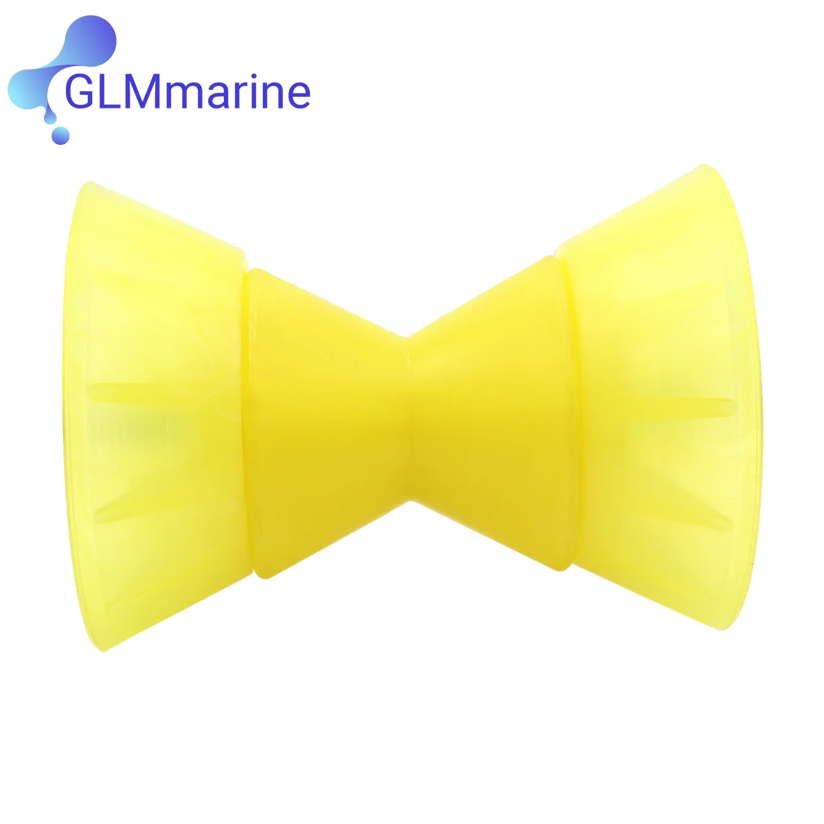 Yellow Boat Trailer Bow Roller Assembly 4-Inch X 7-Inch for 1/2