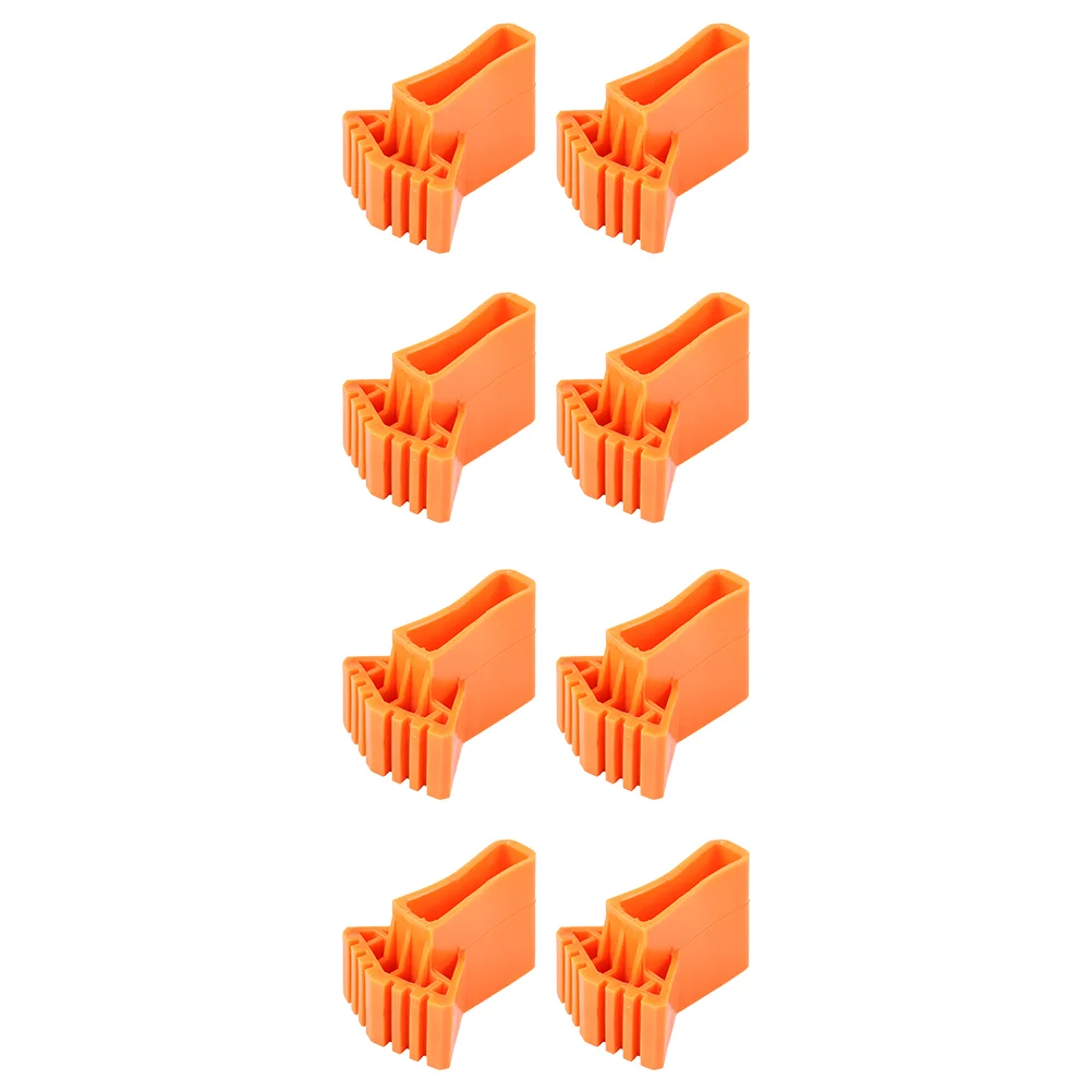 8 Pcs Ladder Folding Mat Flooring Tapping Block Rubber Extension Guards Non Slips Feet Mats