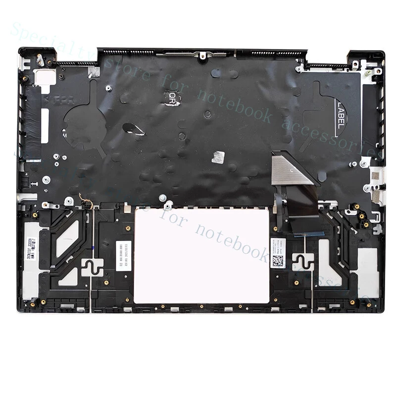 A+  Silver Palmrest US with Keyboard for Dell Inspiron 14 Plus 7430